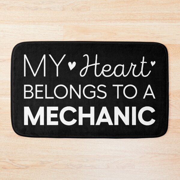 Item preview, My Heart Belongs To A Mechanic Cute Mechanic Wife designed and sold by RareBunny.