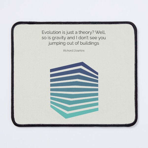 Item preview, New Atheism Richard Dawkins Quote Geometric Art designed and sold by kakarikihill.