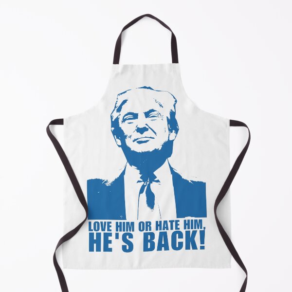 Item preview, Love Him or Hate Him, He’s Back – Bold Donald Trump Comeback for Election Enthusiasts designed and sold by DesignDazzles.