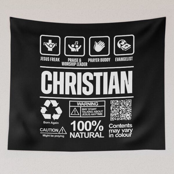 Item preview, Christian Description - Jesus Freak Warning, 100% Natural designed and sold by Lillyamstronger.