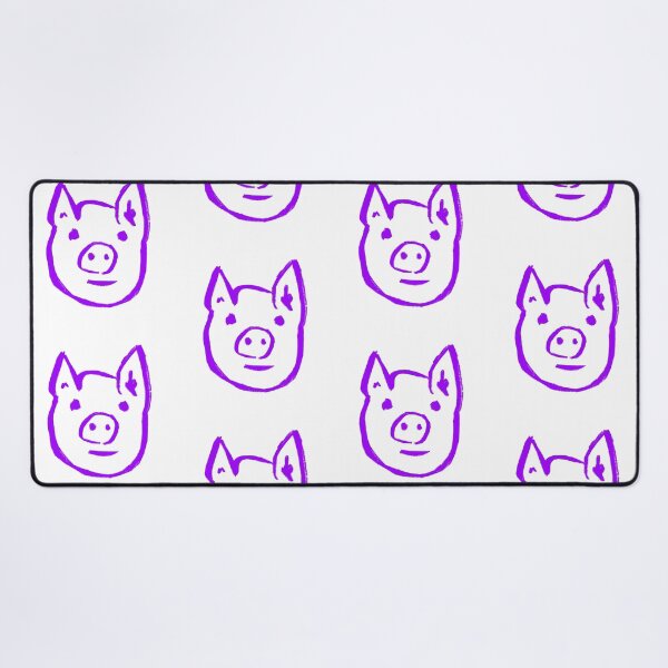 Item preview, Vivid Violet Purple Piggy Face designed and sold by MagentaTwilight.