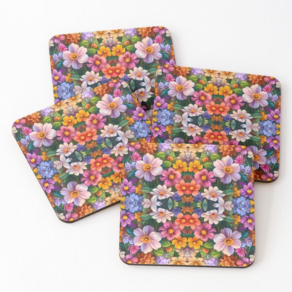 Item preview, Colorful tiny flowers designed and sold by meuaraijaruay.