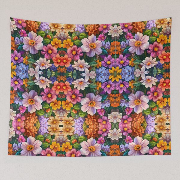 Item preview, Colorful tiny flowers designed and sold by meuaraijaruay.