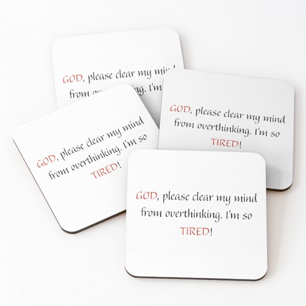Item preview, Clear my mind from overthinking! designed and sold by Woven-in-Jesus.