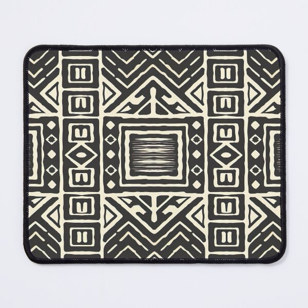 Item preview, Black African Mud Cloth Textile Pattern designed and sold by Tamas Das.