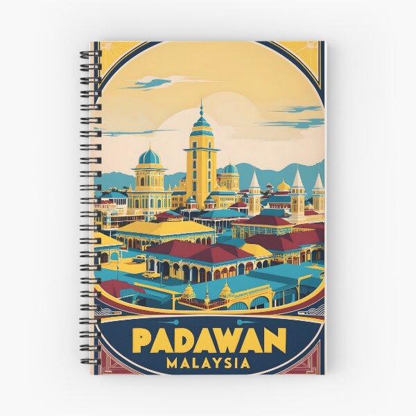 Item preview, Padawan Malaysia Vintage Travel Tourism designed and sold by TravelersGems.