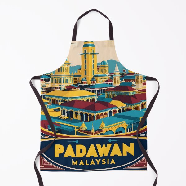 Item preview, Padawan Malaysia Vintage Travel Tourism designed and sold by TravelersGems.