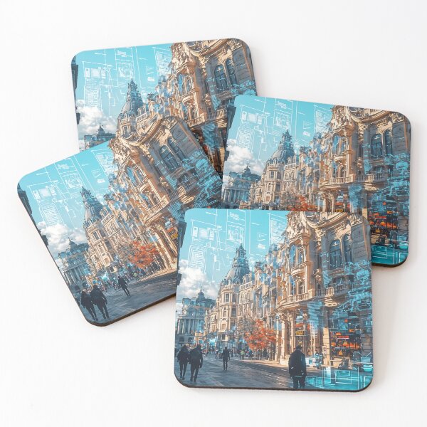 Item preview, Echoes of the Future: A Digital Metropolis Awakens designed and sold by oanaunciuleanu.