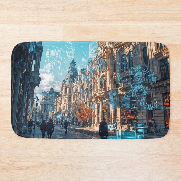 Item preview, Echoes of the Future: A Digital Metropolis Awakens designed and sold by oanaunciuleanu.