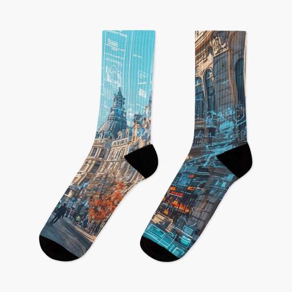 Item preview, Echoes of the Future: A Digital Metropolis Awakens designed and sold by oanaunciuleanu.