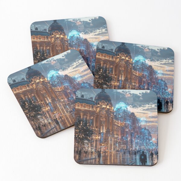 Item preview, Echoes of the Future: A Digital Metropolis Awakens designed and sold by oanaunciuleanu.