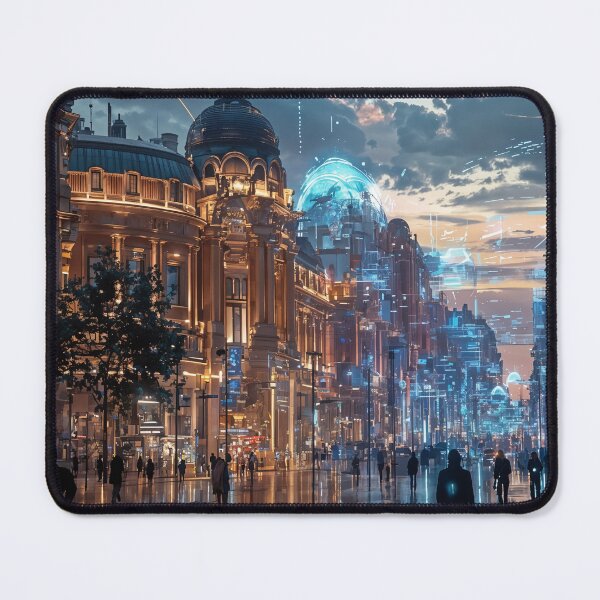 Item preview, Echoes of the Future: A Digital Metropolis Awakens designed and sold by oanaunciuleanu.