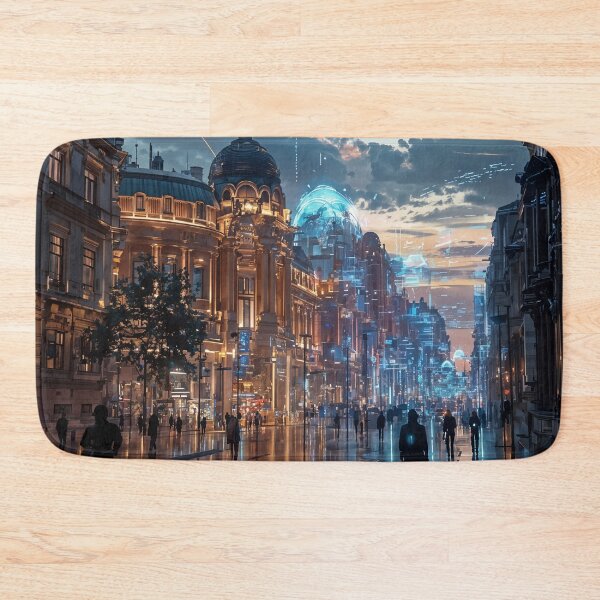 Item preview, Echoes of the Future: A Digital Metropolis Awakens designed and sold by oanaunciuleanu.