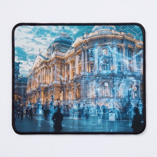 Item preview, Echoes of the Future: A Digital Metropolis Awakens designed and sold by oanaunciuleanu.