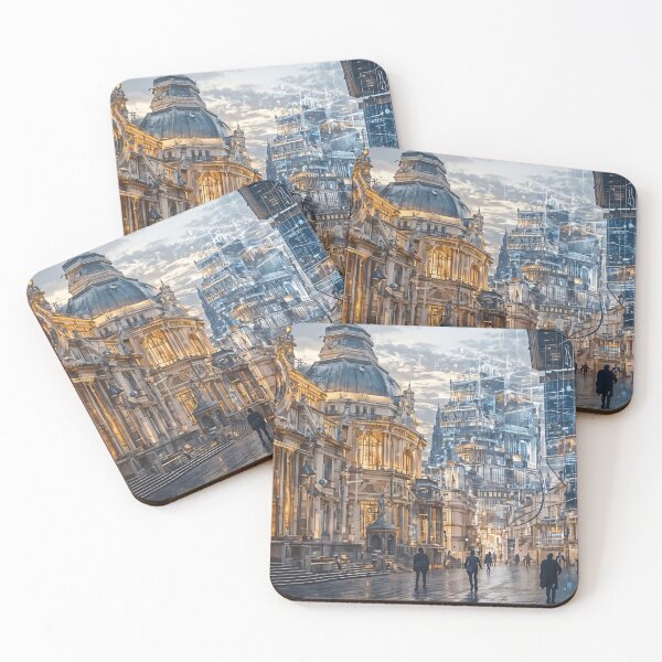 Item preview, Echoes of the Future: A Digital Metropolis Awakens designed and sold by oanaunciuleanu.