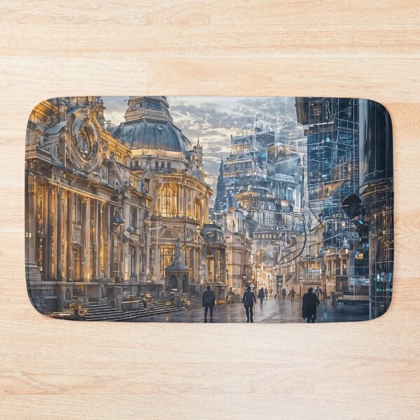 Item preview, Echoes of the Future: A Digital Metropolis Awakens designed and sold by oanaunciuleanu.