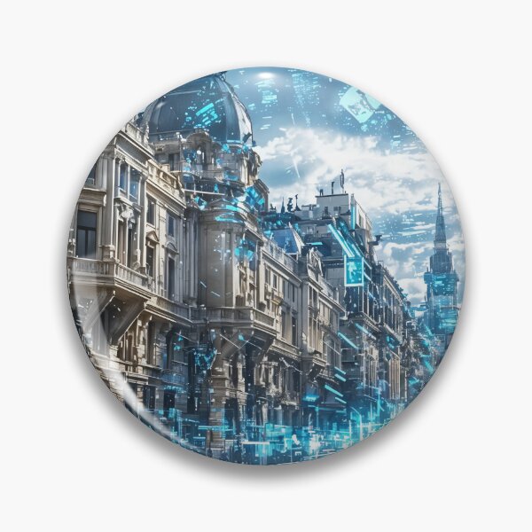Item preview, Echoes of the Future: A Digital Metropolis Awakens designed and sold by oanaunciuleanu.