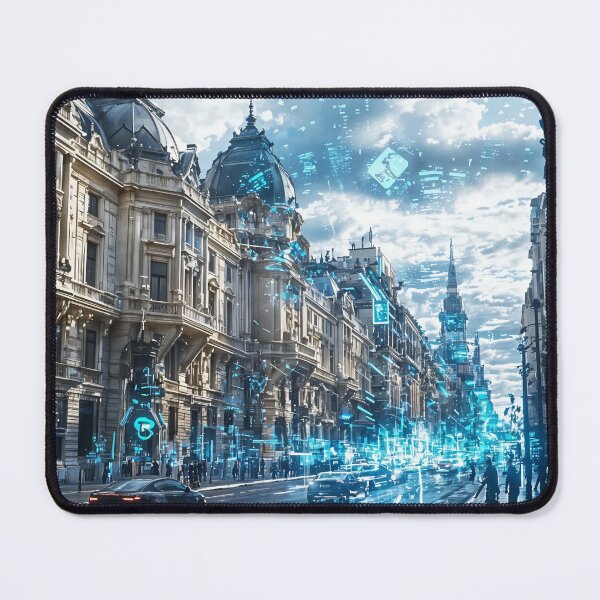 Item preview, Echoes of the Future: A Digital Metropolis Awakens designed and sold by oanaunciuleanu.