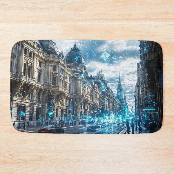Item preview, Echoes of the Future: A Digital Metropolis Awakens designed and sold by oanaunciuleanu.