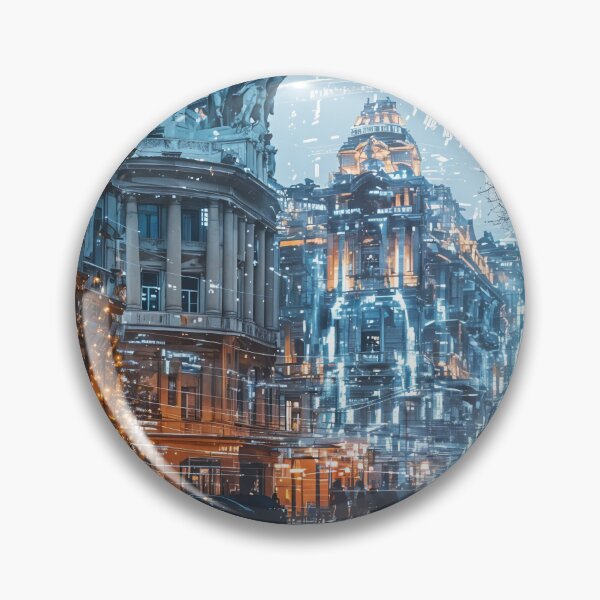 Item preview, Echoes of the Future: A Digital Metropolis Awakens designed and sold by oanaunciuleanu.