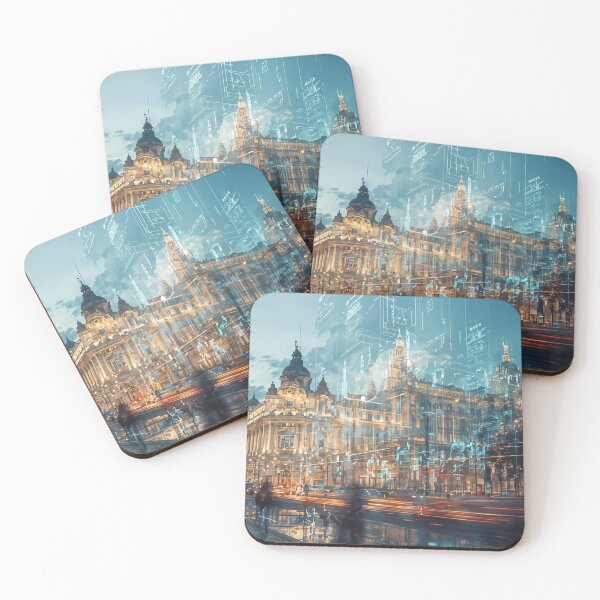 Item preview, Echoes of the Future: A Digital Metropolis Awakens designed and sold by oanaunciuleanu.