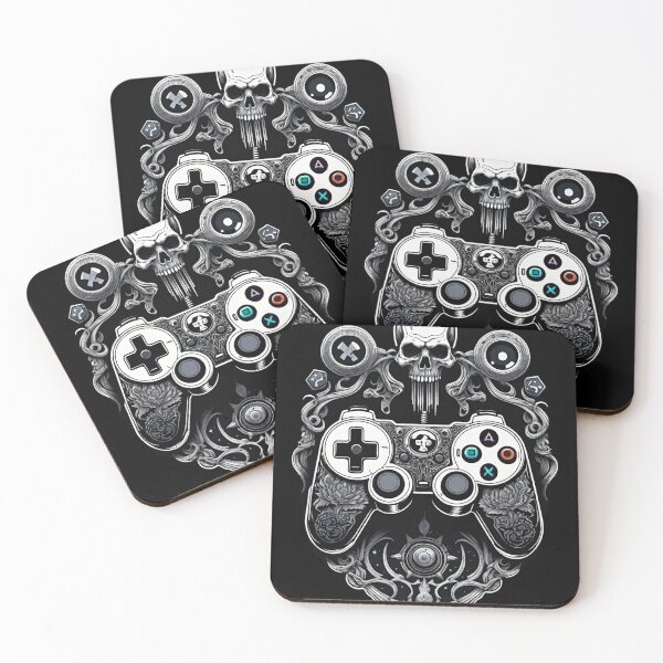Item preview, Black and white video game controller  designed and sold by Heaven Welch.