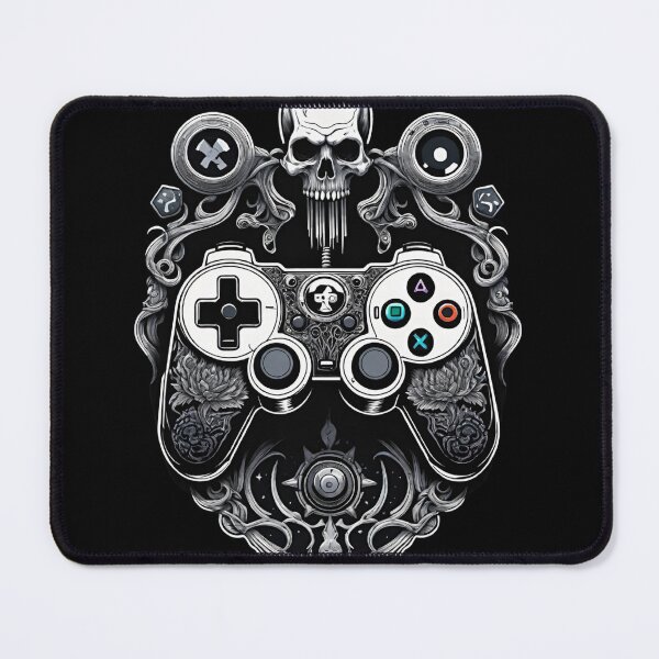 Item preview, Black and white video game controller  designed and sold by Heaven Welch.