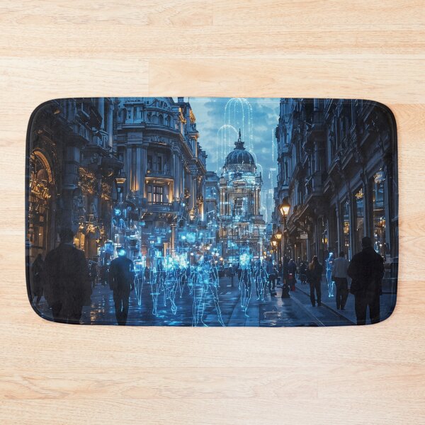Item preview, Echoes of the Future: A Digital Metropolis Awakens designed and sold by oanaunciuleanu.