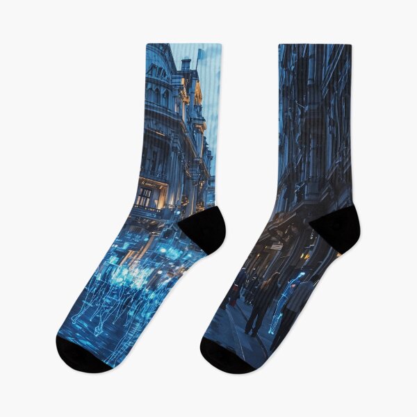 Item preview, Echoes of the Future: A Digital Metropolis Awakens designed and sold by oanaunciuleanu.