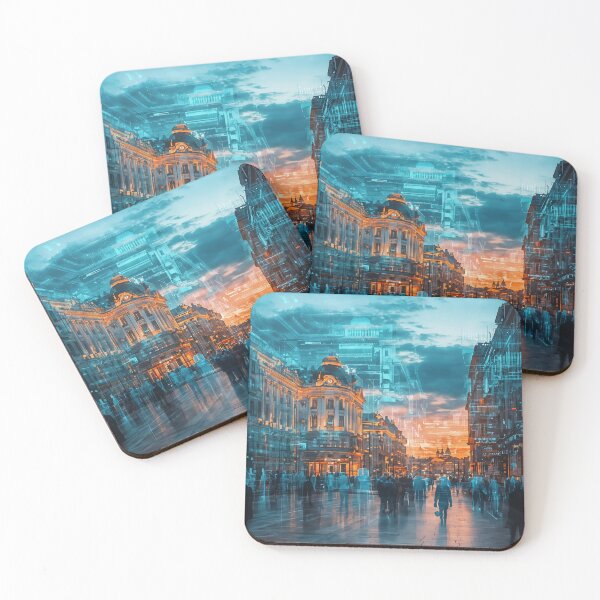 Item preview, Echoes of the Future: A Digital Metropolis Awakens designed and sold by oanaunciuleanu.