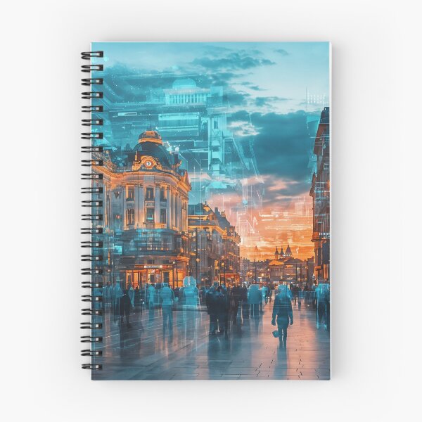 Item preview, Echoes of the Future: A Digital Metropolis Awakens designed and sold by oanaunciuleanu.