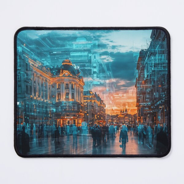 Item preview, Echoes of the Future: A Digital Metropolis Awakens designed and sold by oanaunciuleanu.