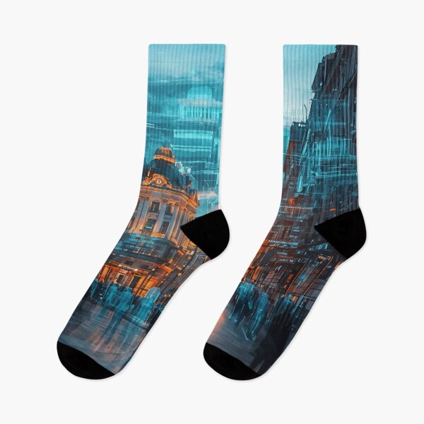 Item preview, Echoes of the Future: A Digital Metropolis Awakens designed and sold by oanaunciuleanu.