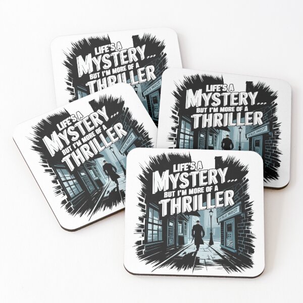 Item preview, Lifes a mystery but im more of a thriller classic noir film designed and sold by CogniCraft.