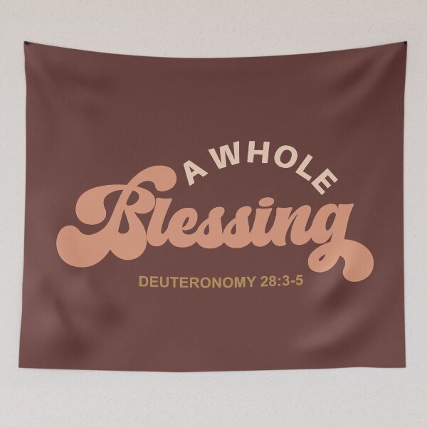 Artikelvorschau, Ein ganzer Segen – Bibelstelle Deuteronomium 28:3-5 entworfen und verkauft von Lillyamstronger.