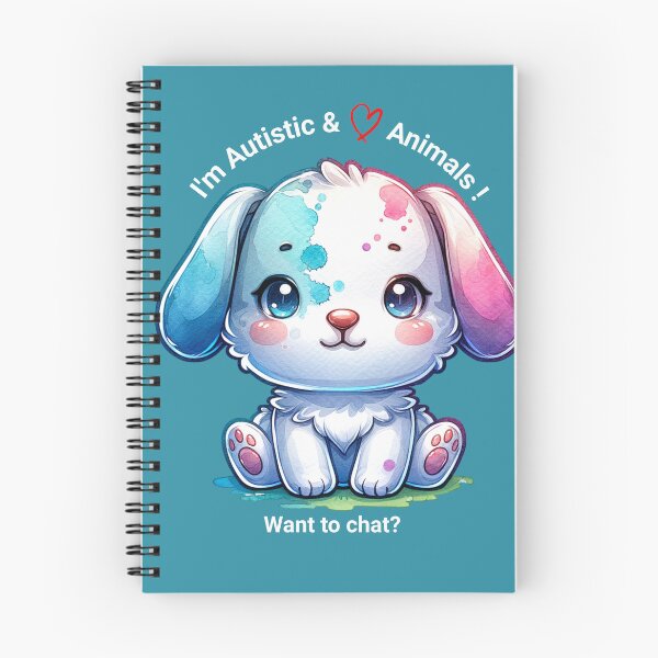 Item preview, Hi! I'm Autistic and Love Animals! Want to chat?  designed and sold by MamaShepShop.