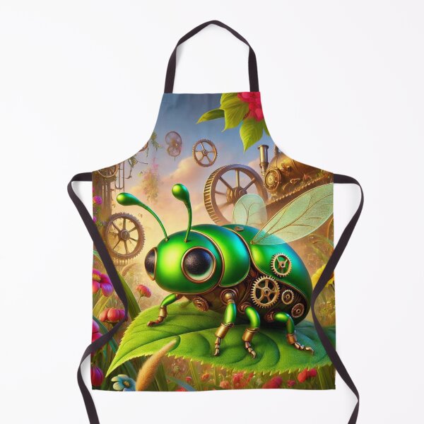 Item preview, Steampunk Green June Beetle designed and sold by Sillytoe.
