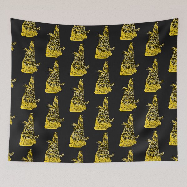 Item preview, NEW HAMPSHIRE - Freedom Is The Superpower - Gadsden Snake Flag - Dont Tread On Me design designed and sold by pelagio.