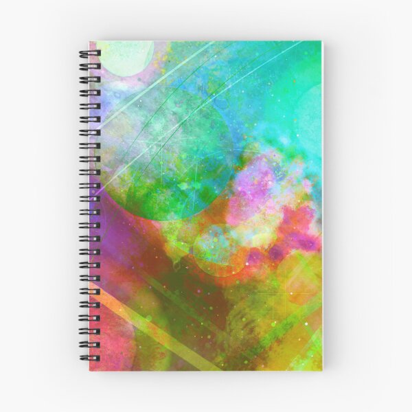 Item preview, "Colorful Colliding Nebulae" designed and sold by Spaceart9.