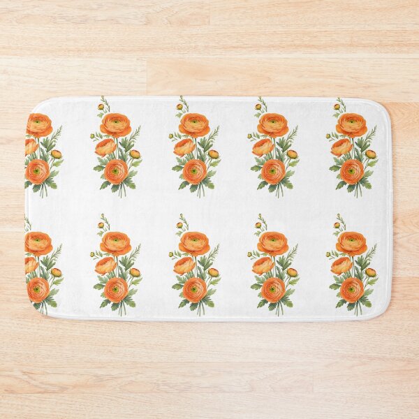 Item preview, Orange Ranunculus  designed and sold by HOMETOWN86.