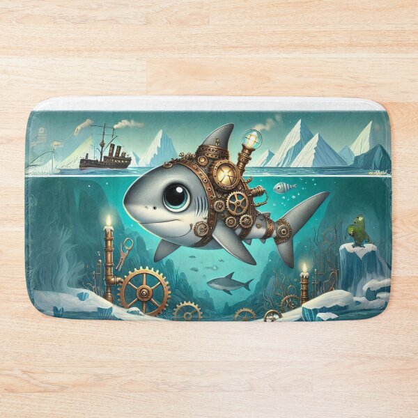 Item preview, Steampunk Greenland Shark designed and sold by Sillytoe.