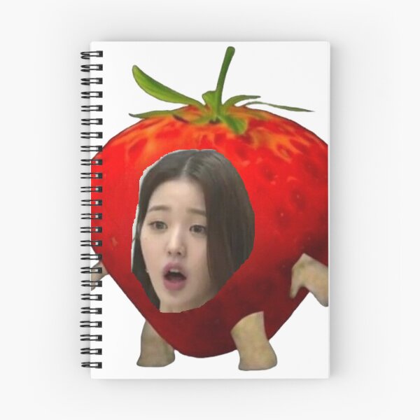 Item preview, strawberry wonyoung meme designed and sold by aeiia.