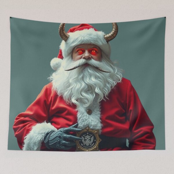 Item preview, Demonic Santa Claus with Horns designed and sold by WILD-WILD-CAT.