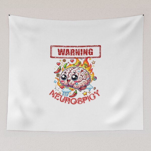 Item preview, Warning: Neurospicy  designed and sold by Amerzbaberz.