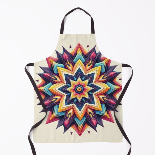 Item preview, A Geometric Mixed Colourful Mandala With Sharp Lines. designed and sold by IrsathThaslima.