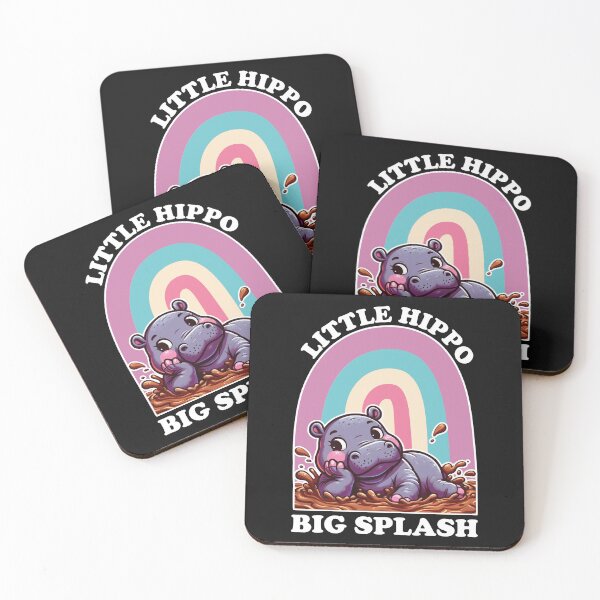 Item preview, Little Hippo Big Splash designed and sold by jaiahshop.
