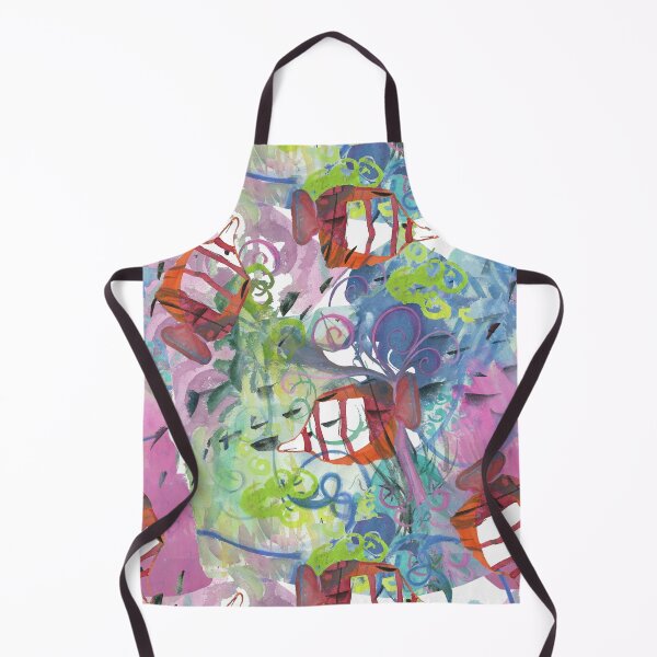 Item preview, Chaotic Splatter Tropical Fish Collage designed and sold by FaireWaveArt.
