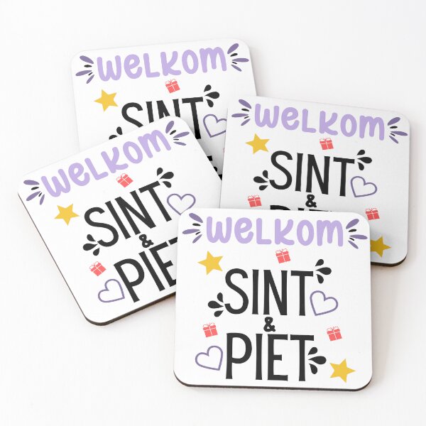 Item preview, Sinterklaas Welkom Sint en Piet Raamsticker designed and sold by Wennebabs.