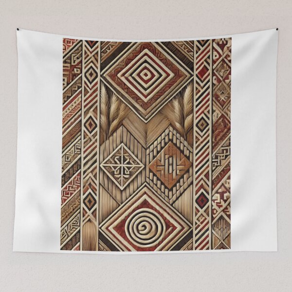 Item preview, Tukutuku panel brown designed and sold by MauTeRangimarie.