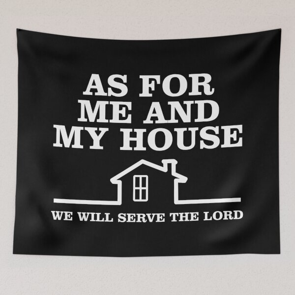 Item preview, As for Me and My House, We Will Serve the Lord - Family Faith Declaration designed and sold by Lillyamstronger.